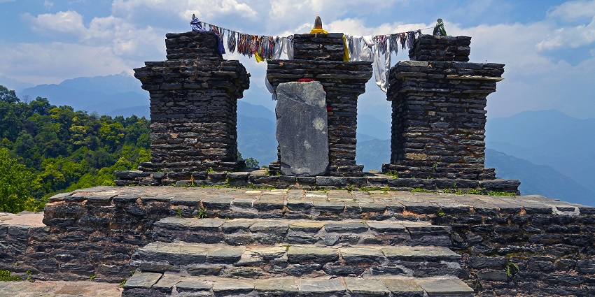 These ruins are the remains of the second capital of the earlier Kingdom of Sikkim, very near to Pelling Monastery.