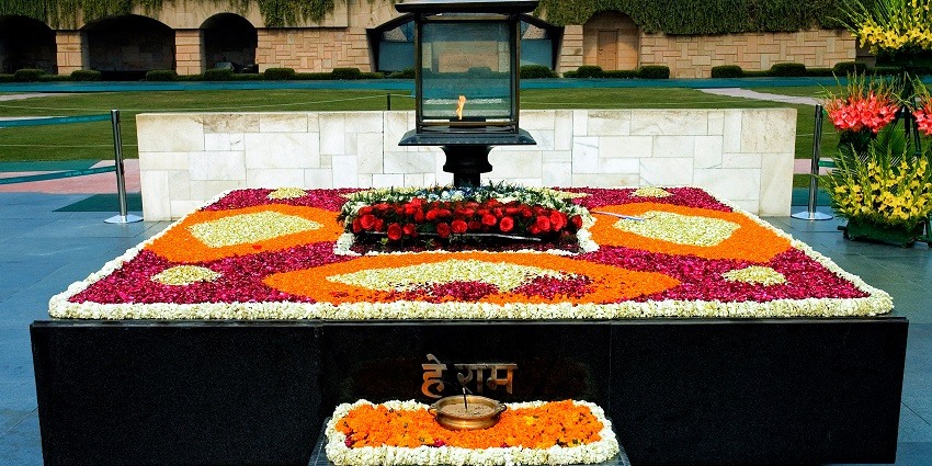 Raj Ghat is one of the places to visit in Delhi NCR in summers with a memorial of Gandhi