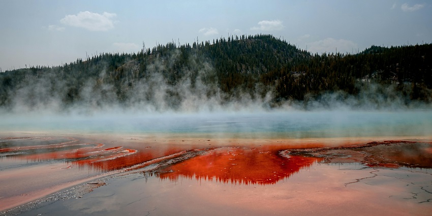 The beautiful view of Ralong Hot Spring, where one can relax and rejuvenate himself.