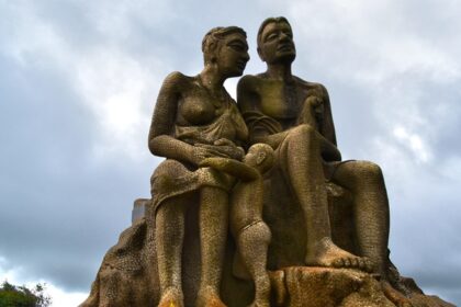 Statues of hill of Ramakkalmedu - one of the most historic places to visit in Idukki