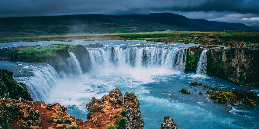 Ravana Falls is named after Ravana and offers stunning views of water gushing down.