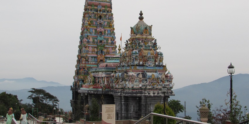 A beautiful temple in the Ravangla Village of Sikkim