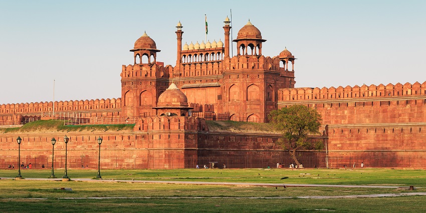 Beautiful image of the Red Fort aka Lal Quila one of the best places to visit in North Delhi