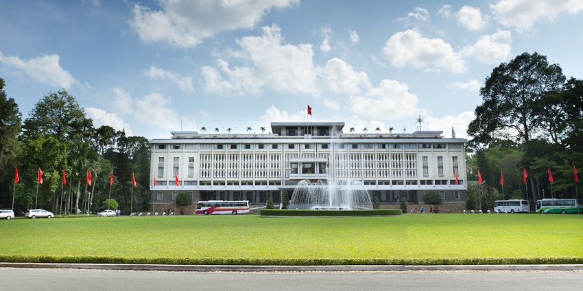 Reunification Palace is the spot where the Vietnam War officially ended in 1975.