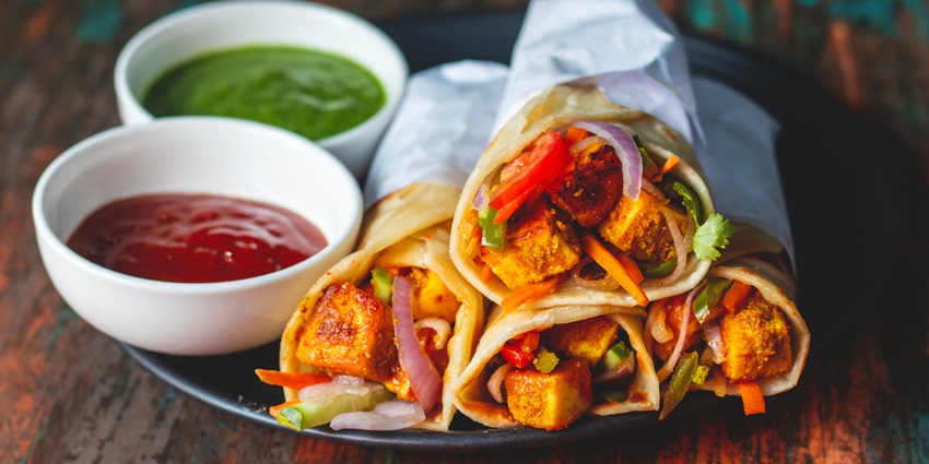 Rolls are an unsmissable dish on the streets of Ranchi for both veg and non-veg lovers