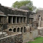 Snap of the historic ruins of a complex in the cultural village-Things to do in Hauz Khas