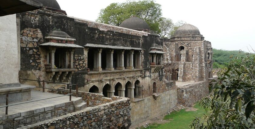 Snap of the historic ruins of a complex in the cultural village-Things to do in Hauz Khas