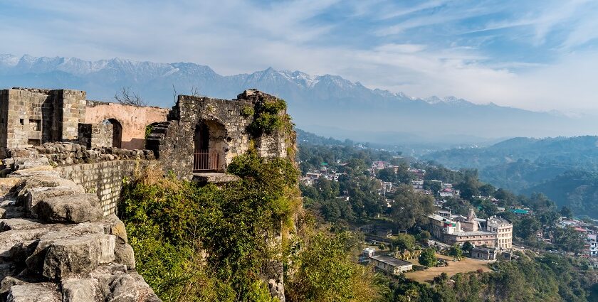 Kangra fort is of the best places to visit in Palampur for history lovers