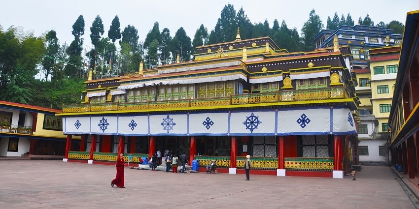 Rumtek Monastery is one of the best Sikkim monasteries for people seeking spirituality.