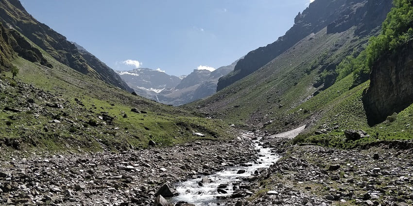 Image of Rupin Pass, the path leading to lower and upper waterfall - places for Chitkul trip