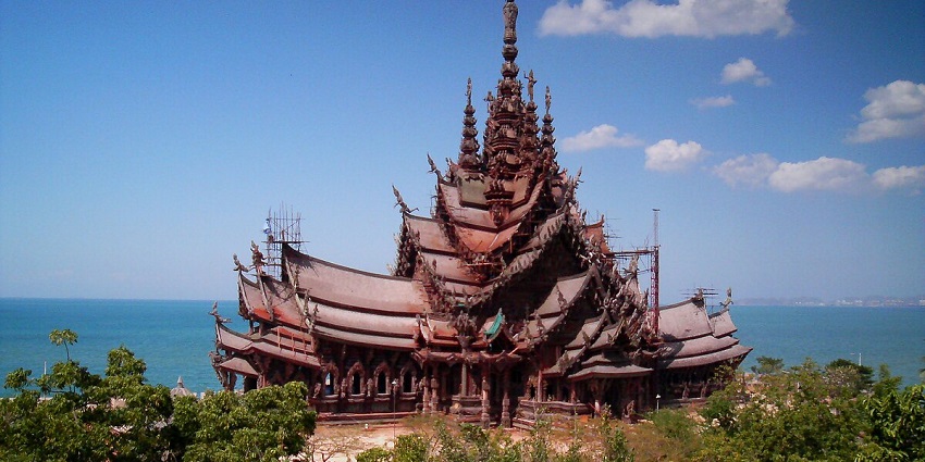 Sanctuary of Truth is known for its architecture, ornate interior, and cultural shows.