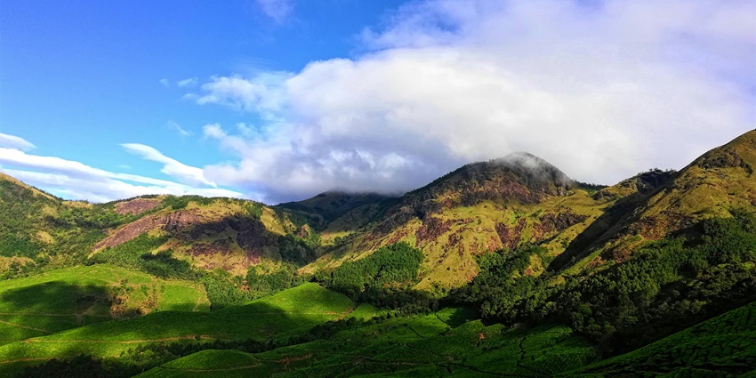 A picturesque view of luscious green Sangti Valley situated in Arunachal Pradesh.