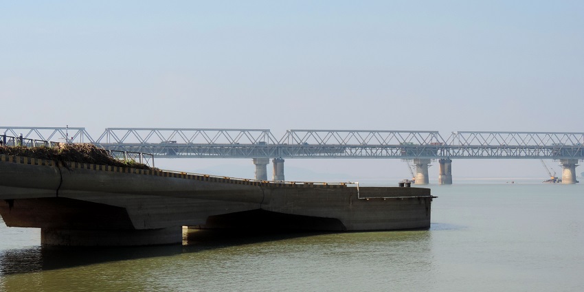 Paragliding in Guwahati at the Saraighat Bridge area renders a unique perspective on the river's might with surrounding views.