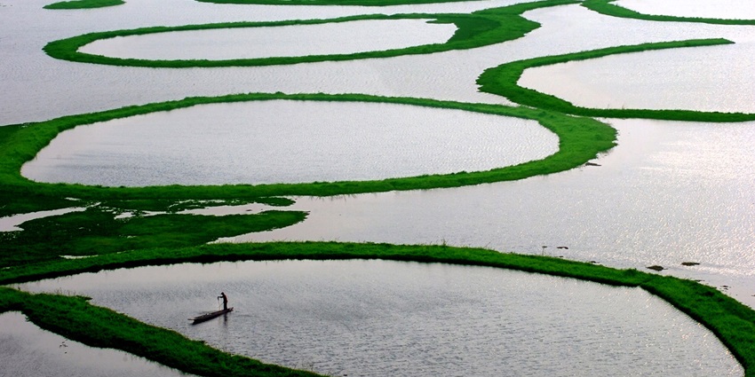 Sendra Island, a perfect spot for unwinding and photography, lies near Keibul Lamjao National Park.
