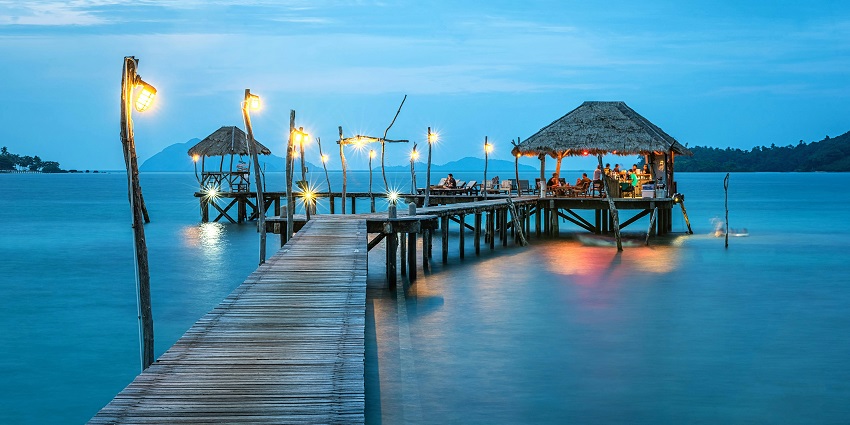 Serangan Island Beach is one of the best scenic beaches in Denpasar, Indonesia