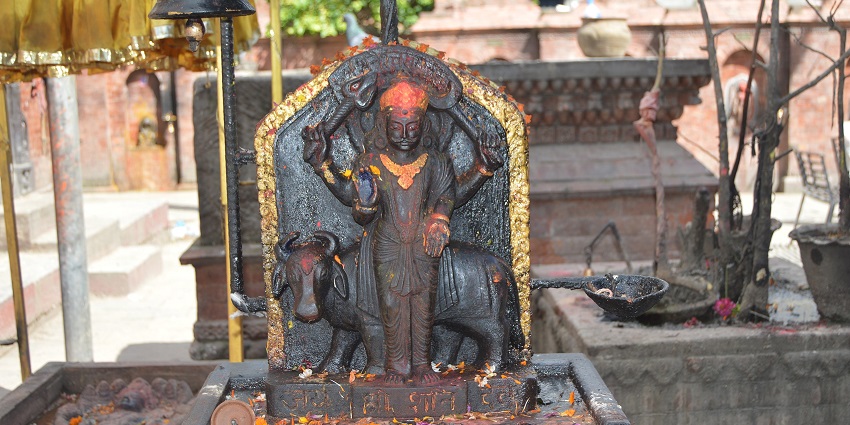 A glimpse of the Shani Dev Temple, one of the sacred places to visit in Hamirpur.