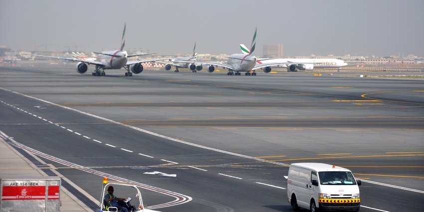 Witness the stunning view at Sharjah International Airport, one of the famous airports.