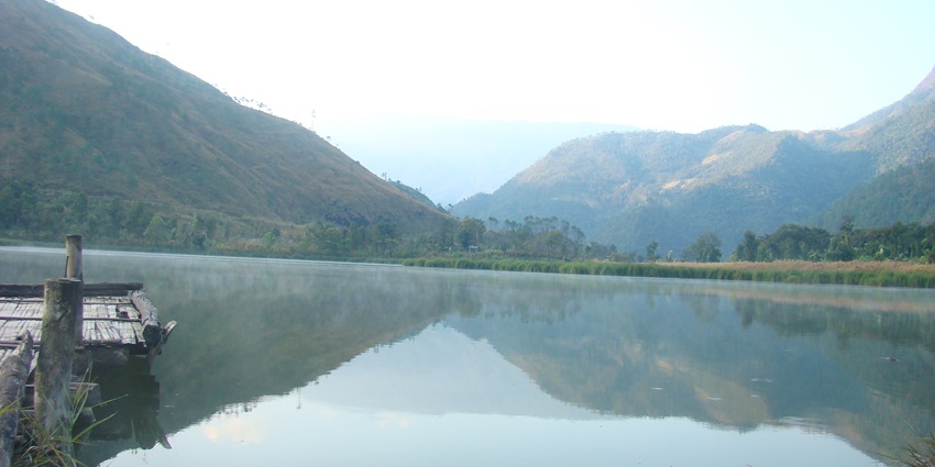 The scenic snapshot of the beautiful Shilloi Lake—Best places to visit in Kohima