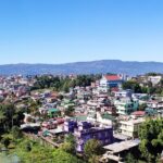 View of Shillong city from the hills - one of the best places to visit in Shillong