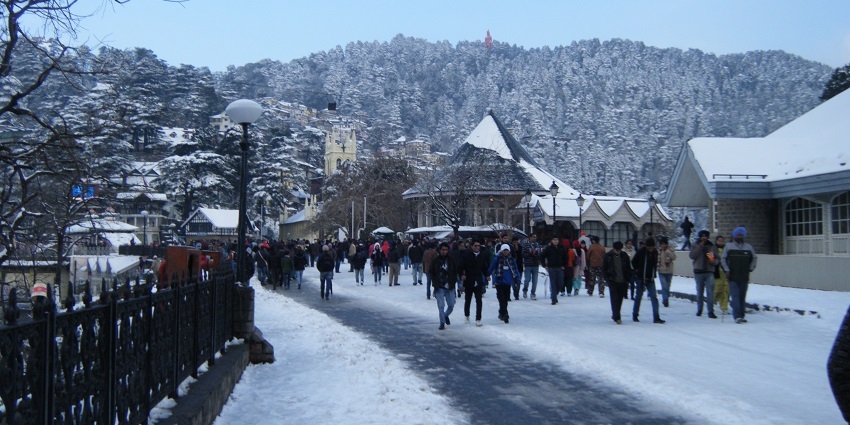 The Ridge in Shimla, one of the best and scenic Himachal Pradesh tourist places