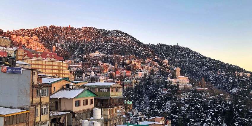 Shimla is a hill station near Kasol that is a lovely place to stroll and beat the heat