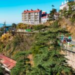 Beautiful landscape of Shimla, featuring green hills - Hill Stations Near Shimla.