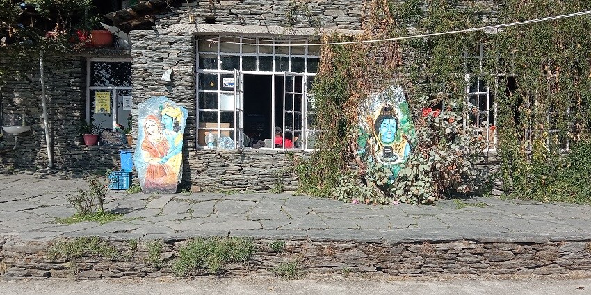 Shiva Café has some of the best food in Mcleodganj with a boho ambience and views of the Bhagsu waterfall