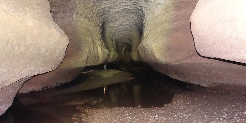 a picture of the insides of a cave in Shillong taken while exploring