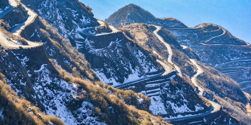 Enjoy the picturesque views while cycling on the Silk Route, a thing to do in Gangtok.
