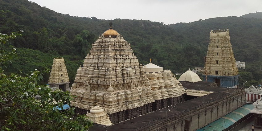 Simhachalam Temple is the most sacred temple close to Kanaka Mahalakshmi Temple.