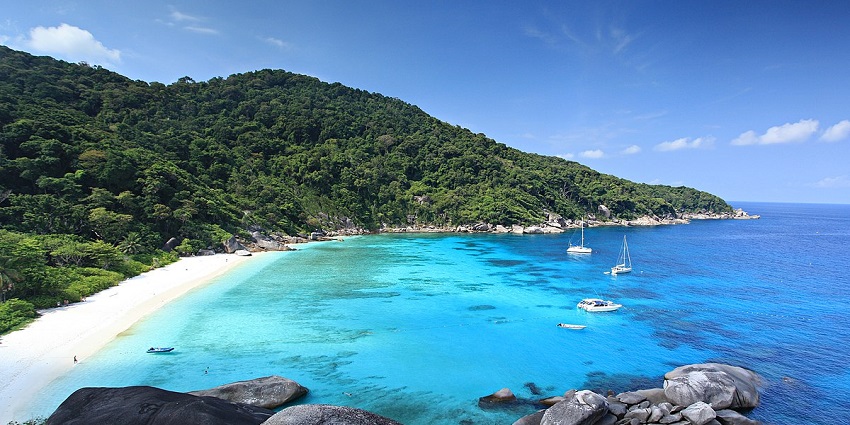 Similan Island is a Paradise for underwater life and is covered in dense forests and white sand