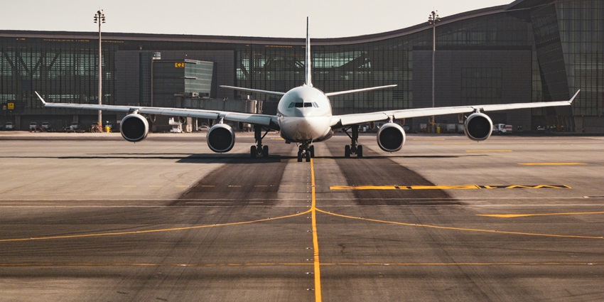 An image of Sir Bani Yas Airport which connects tourists to Sir Yas Island, an eco-resort.