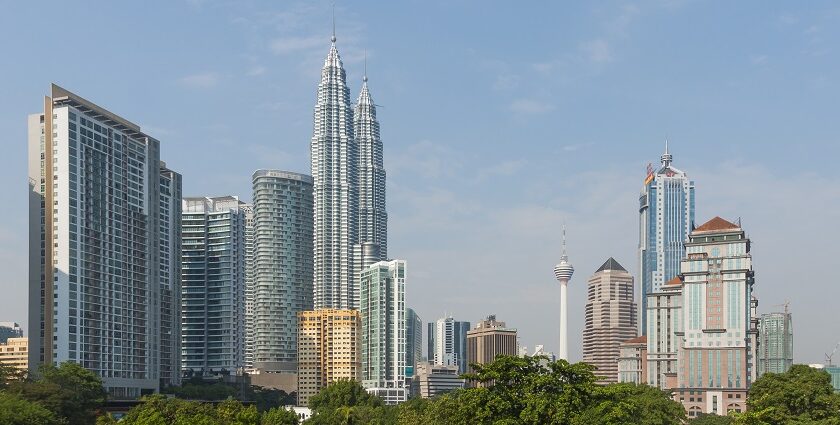 Witnessing the grand skyscrapers of Kuala lumpur is one of the best things to do in Malaysia