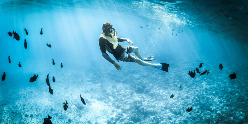 Snorkelling is one of the best activities to partake in Coral Island Thailand.