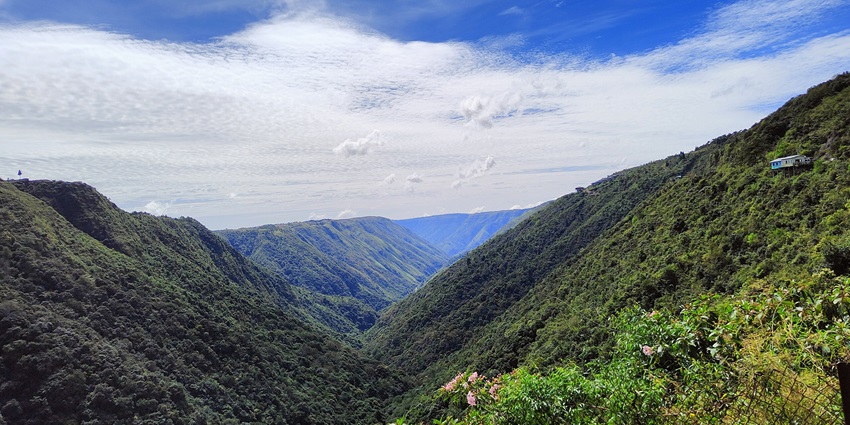 Sohra Valley has a double-decker bridge which is a craze among the tourists and locals.
