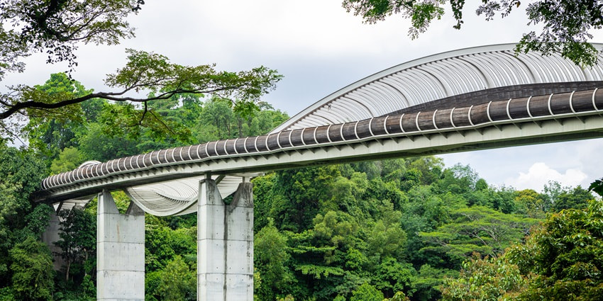 Picture of the iconic Southern Ridges in the city-state of Singapore–Hiking in Singapore