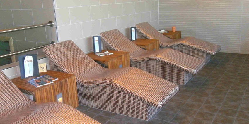 Image of the beautiful spa inside the airport to get fresh and have a great flight ahead
