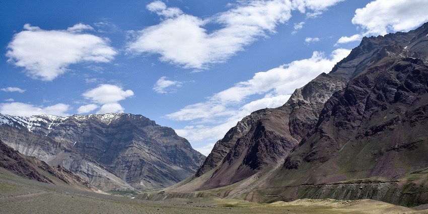 Spiti Valley is a high-altitude cold desert in Himachal Pradesh with stark landscapes