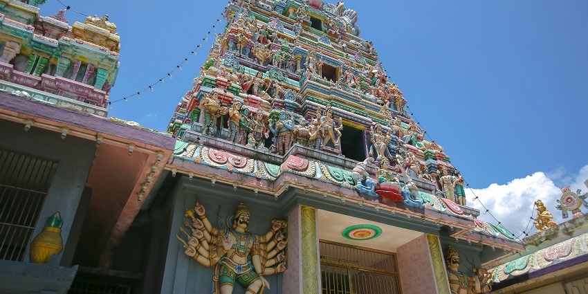 A mesmerising view of the Srinivasa Mangapuram, a famous tourist attraction in the region.