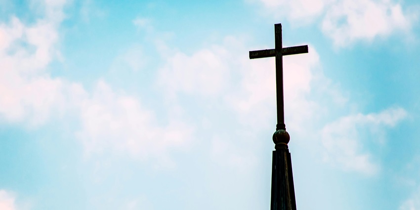 Image of Silhouette Of Cross, explore St. John's Church - places to visit in khajjiar