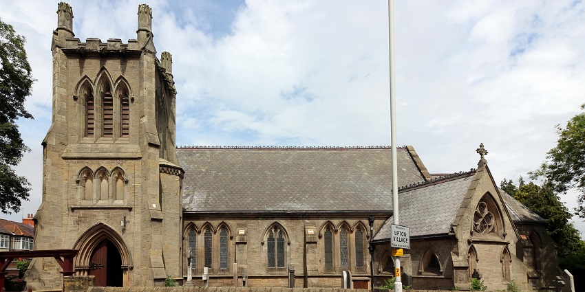 St. Mary's Church, a historic church with beautiful architecture in Upton.