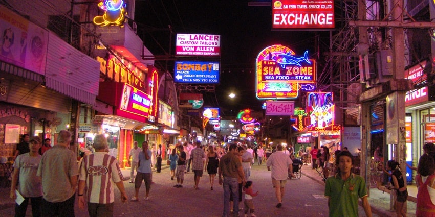 Soi Bangla road has many clubs and bars offering the ideal Phuket nightlife to tourists
