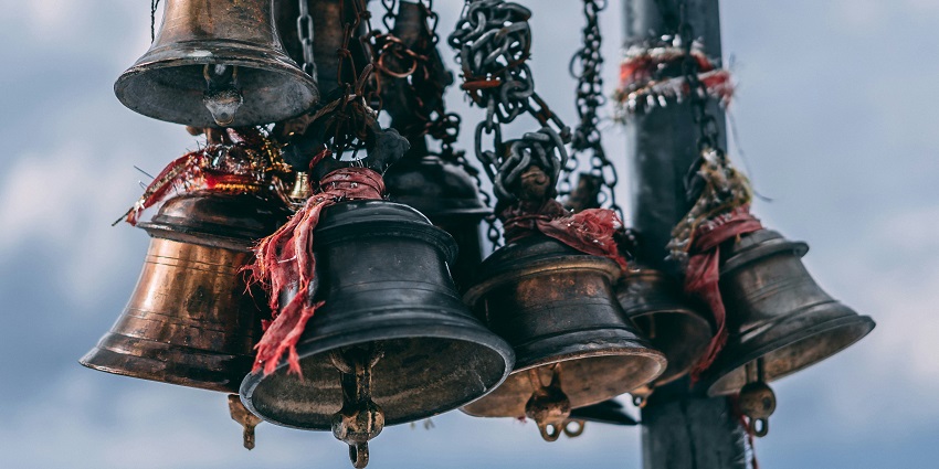 Seek blessings from sacred idols, during a religious ceremony in Mammiyoor Temple.