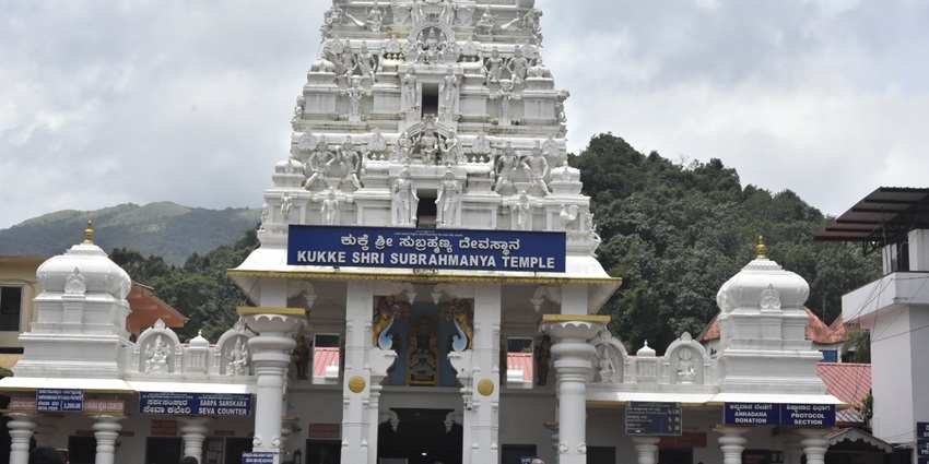 Explore the stunning architecture of the sacred Subramanya Temple located in Kerala.