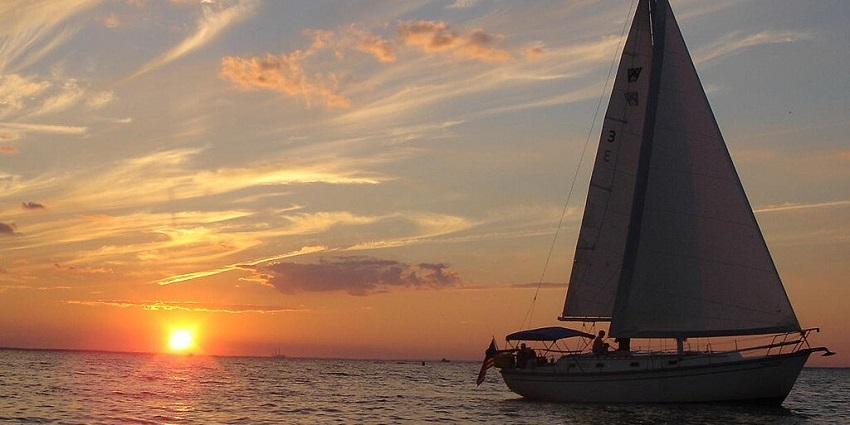 Watch the scenic sunset on a cruise at Krabi as part of the top things to do in Krabi