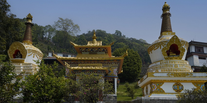 Chorten Monastery has beautiful monuments built along the exteriors which adds to the overall charm.