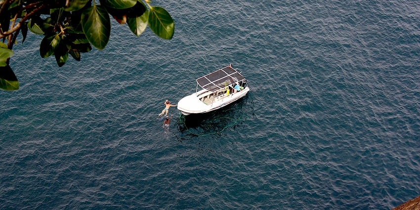 Enjoy water sports near Swami Rock, one of the places to visit near Koneswaram Temple.