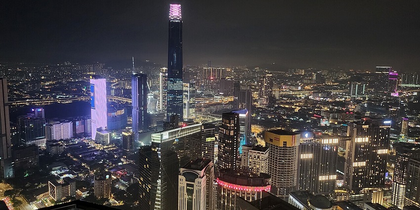 A big complex with numerous night clubs in Kuala Lumpur