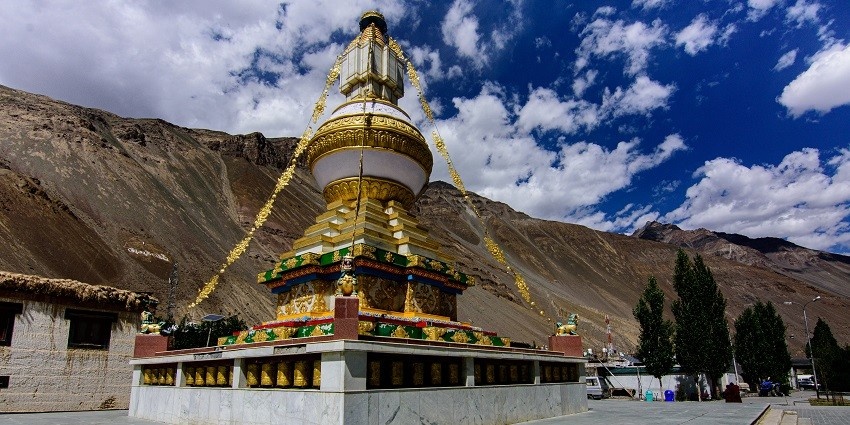 An image of Tabo Monastery located in the Tabo village near the Key Monastery.