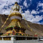 View of the Tabo Monastery located in the famous Spiti Valley in Himachal Pradesh.